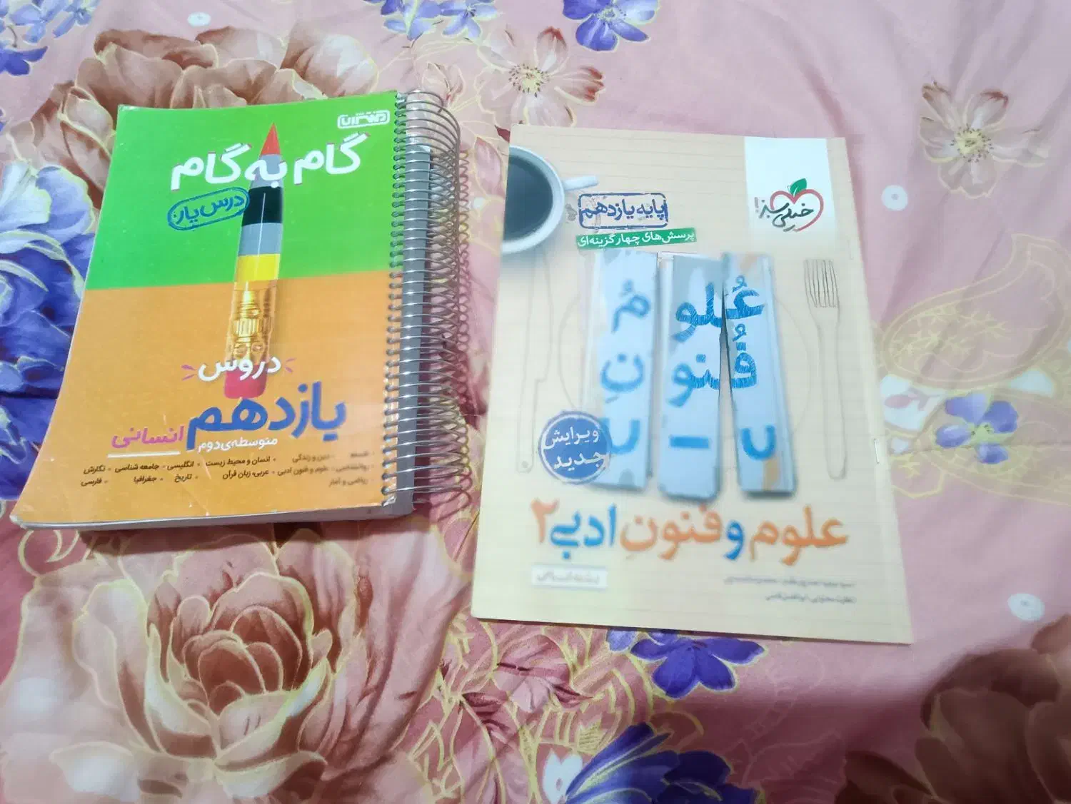 کتاب گام به گام و علوم و فنون تست یازدهم انسانی|کتاب و مجله ادبی|کرمانشاه, |دیوار