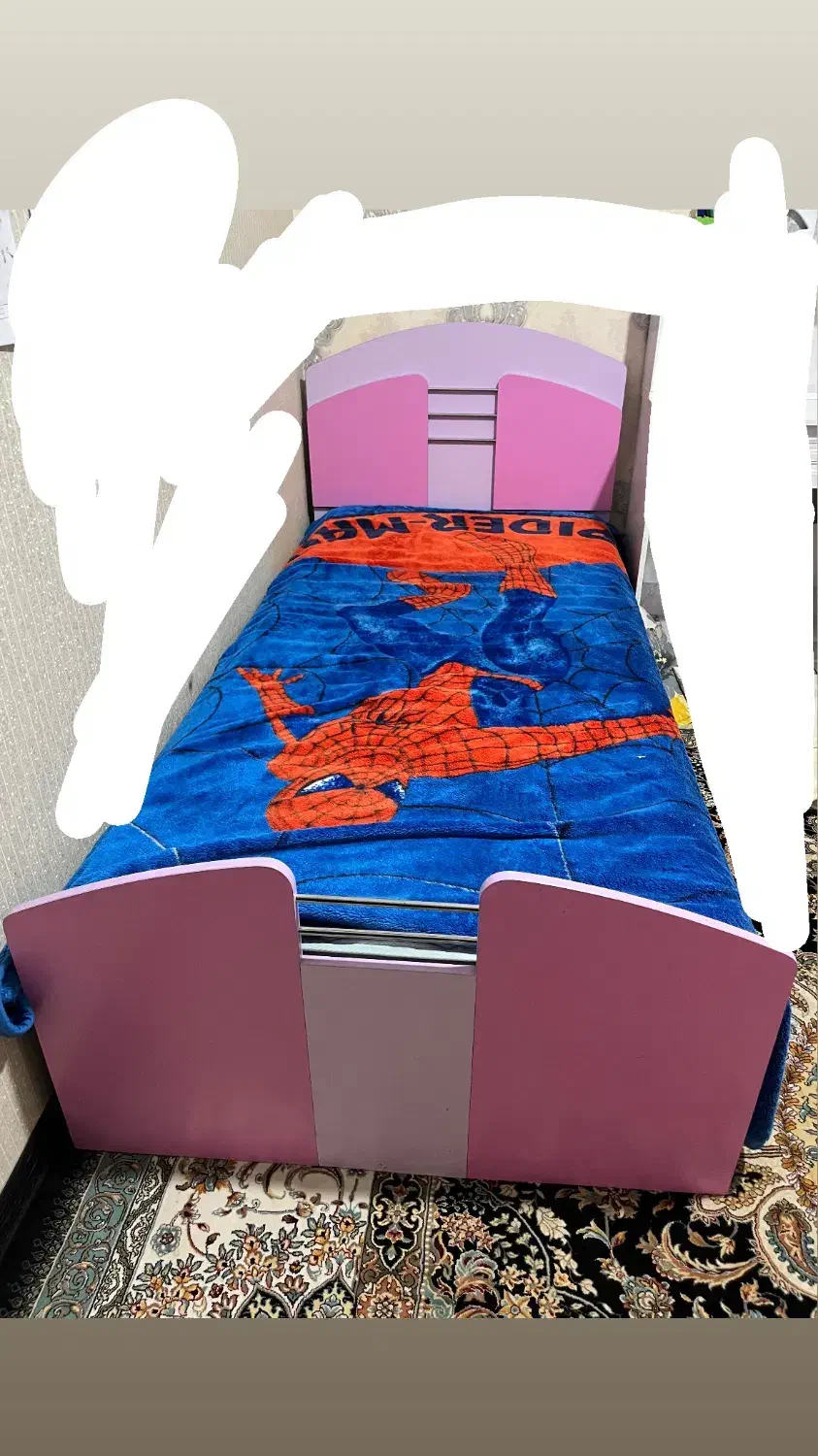 سرویس خواب دخترانه سه تیکه|تخت و سرویس خواب|شیراز, کوشک میدان|دیوار