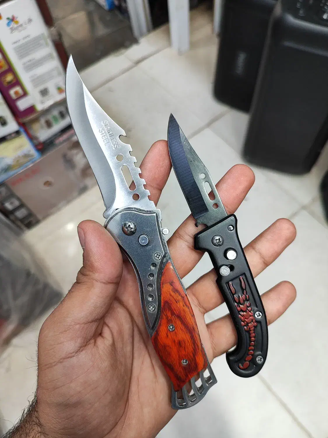 چاقو شکاری چاقو سفری چاقو ضامن دار|کوهنوردی و کمپینگ|بندرعباس, |دیوار