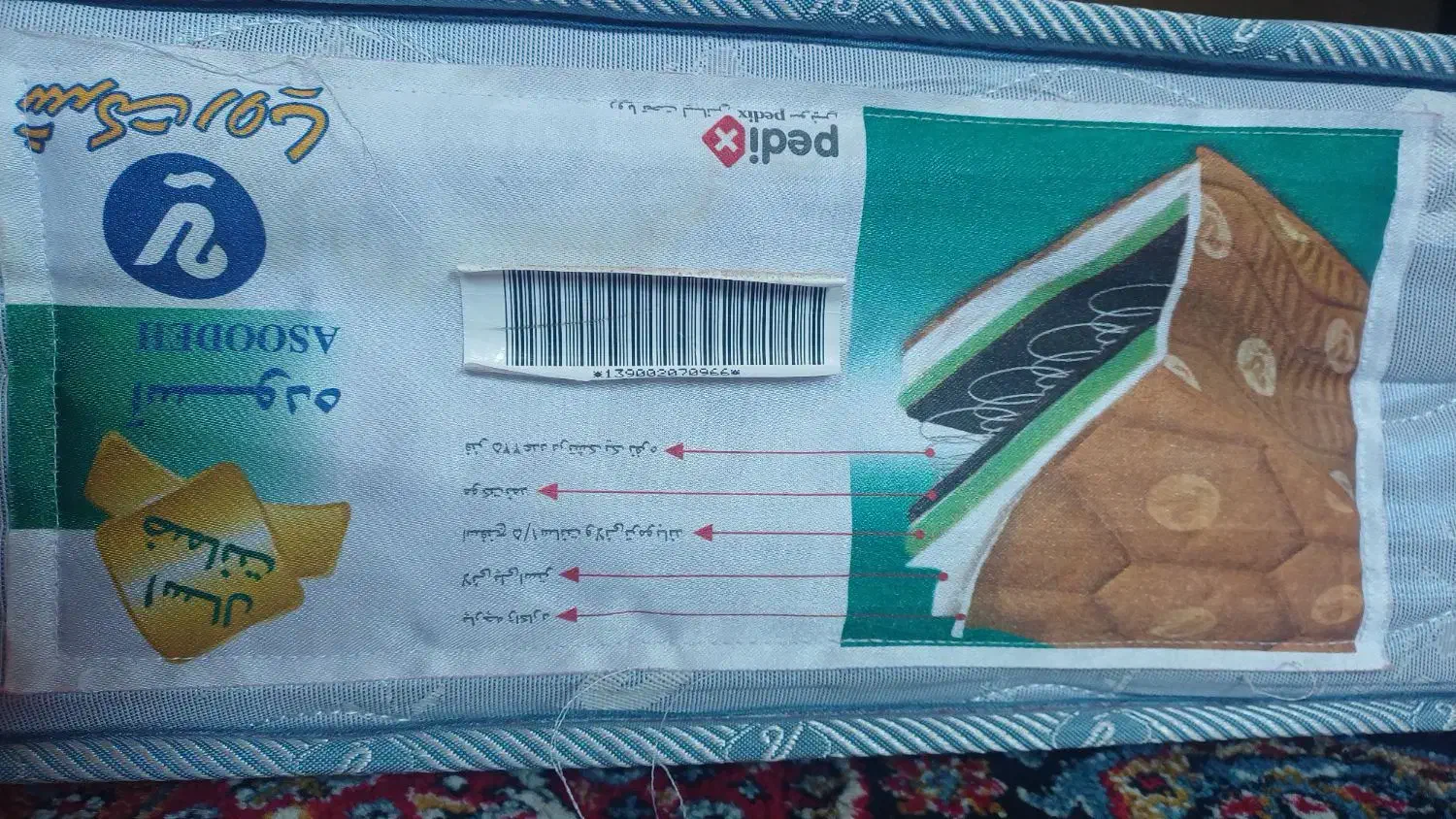 تشک رویا کاملا تمیز وسالم و نو|تشک تختخواب|مرند, |دیوار