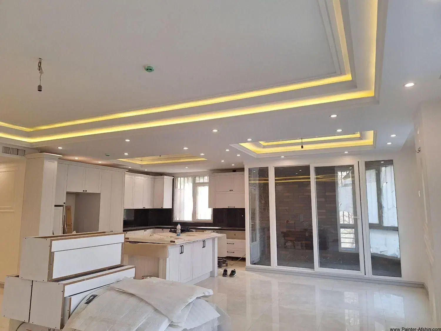 نقاشی ساختمان تضمینی با کیفیت بالا|خدمات پیشه و مهارت|سمنان, |دیوار