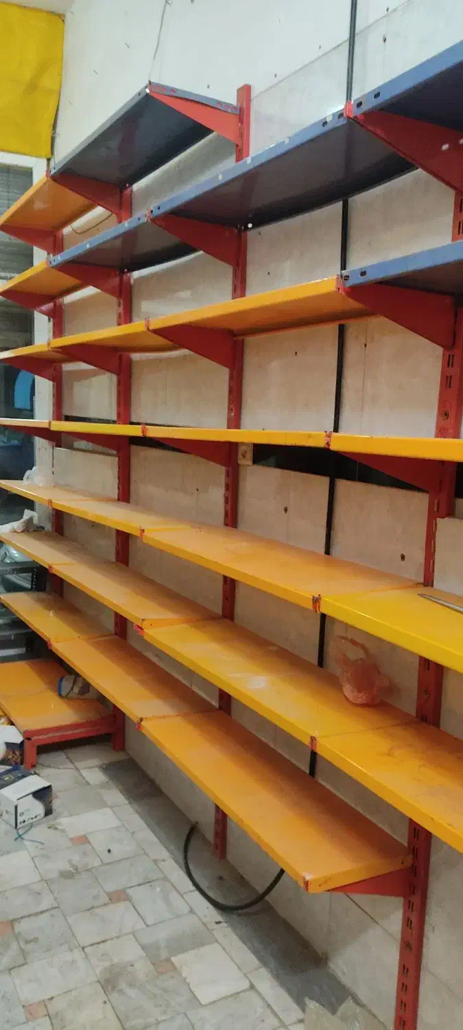 قفسه|کتابخانه، شلف، قفسه‌های دیواری|قم, علی آباد سعدگان|دیوار