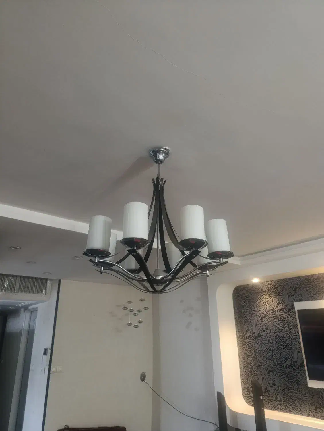 لوستر|لوستر و چراغ آویز|شیراز, زرهی|دیوار