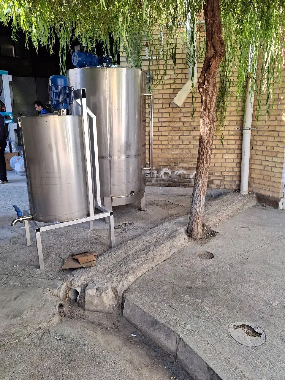 دیگ پاتیل شیر جوش داغ گرم کن 300 پروسس تانک|فروشگاه و مغازه|سمنان, |دیوار