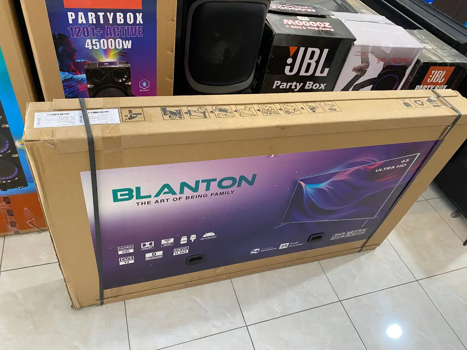 تلویزیون بلانتون ۶۵ اینچ|تلویزیون و پروژکتور|ارومیه, |دیوار