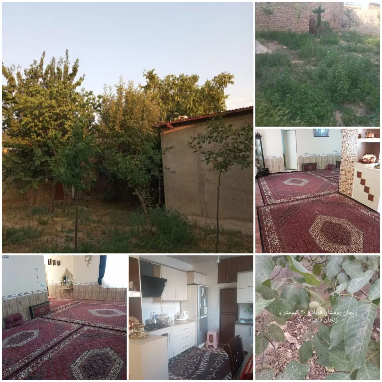 خانه ویلایی روستای قربلاغ ۳۰کیلو زنجان|فروش خانه و ویلا|باغ حلی, |دیوار
