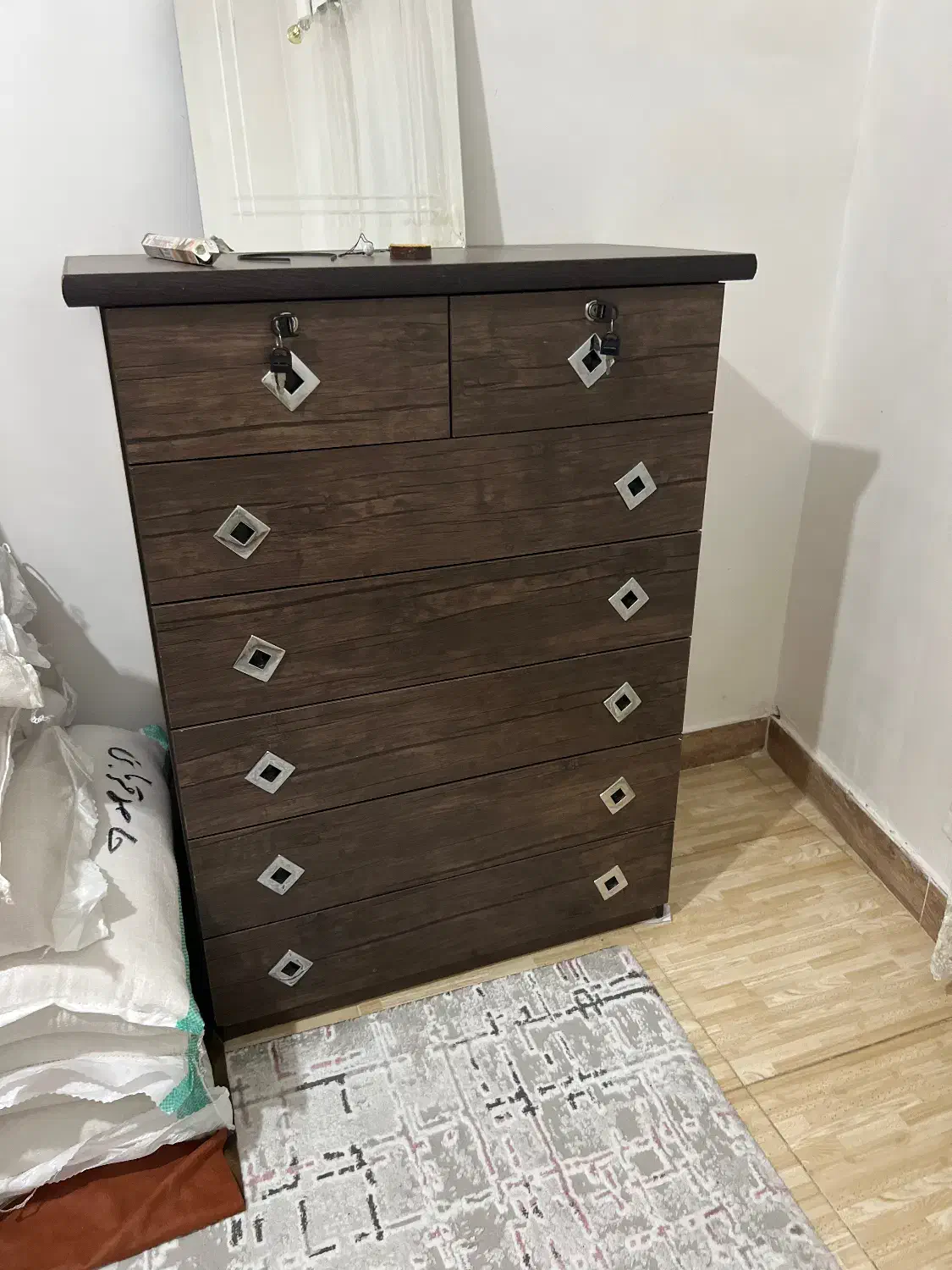 دراور چوبی|جاکفشی، کمد، دراور|رشت, حومه رشت|دیوار