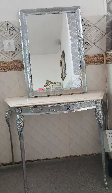 آینه شمعدان|کلکسیون اشیاء عتیقه|شریفآباد, |دیوار