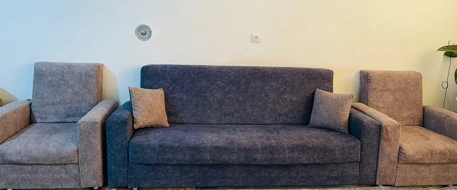 مبل هشت نفره تخت خواب شو|مبلمان خانگی و میز عسلی|بندر کنگان, |دیوار