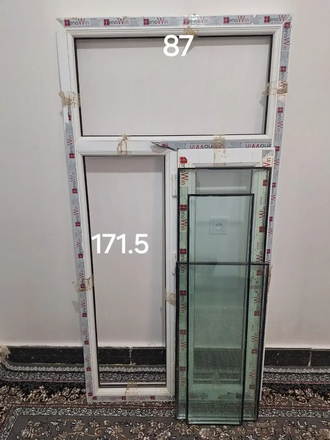 پنجره upvc دوجداره|مصالح و تجهیزات ساختمان|مهران (ایلام), |دیوار