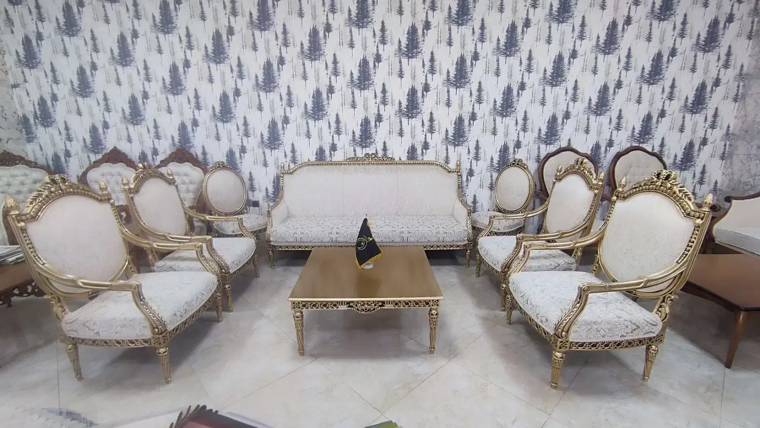 مبل سلطنتی مدل کاجی|مبلمان خانگی و میز عسلی|قم, شاه ابراهیم|دیوار