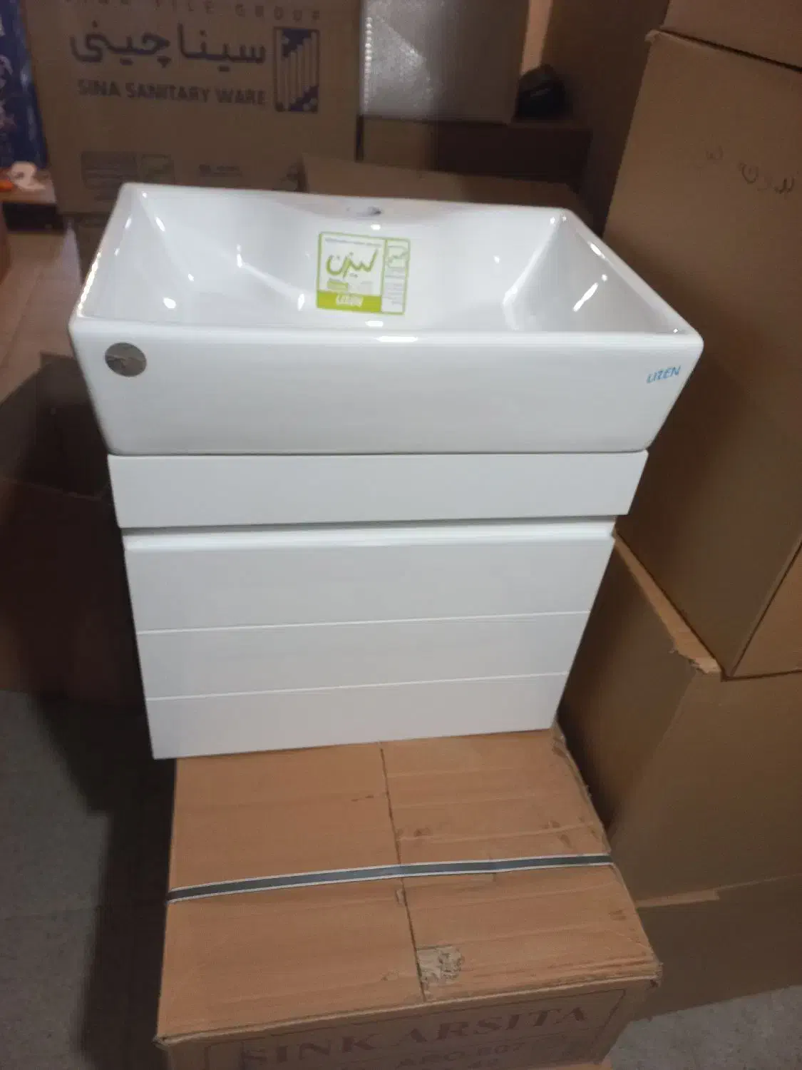 روشویی کابینتی /کابین دست شویی|لوازم سرویس بهداشتی|تهران, خاک سفید|دیوار