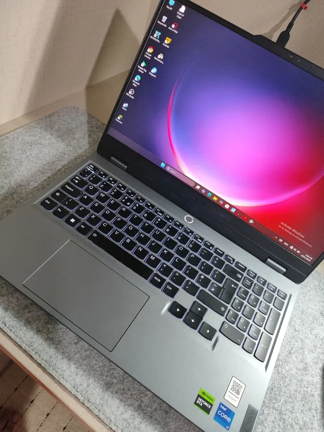 لپتاپ lenovo loq 2024 معاوضه با آیپد پرو 2024|رایانه همراه|تبریز, |دیوار