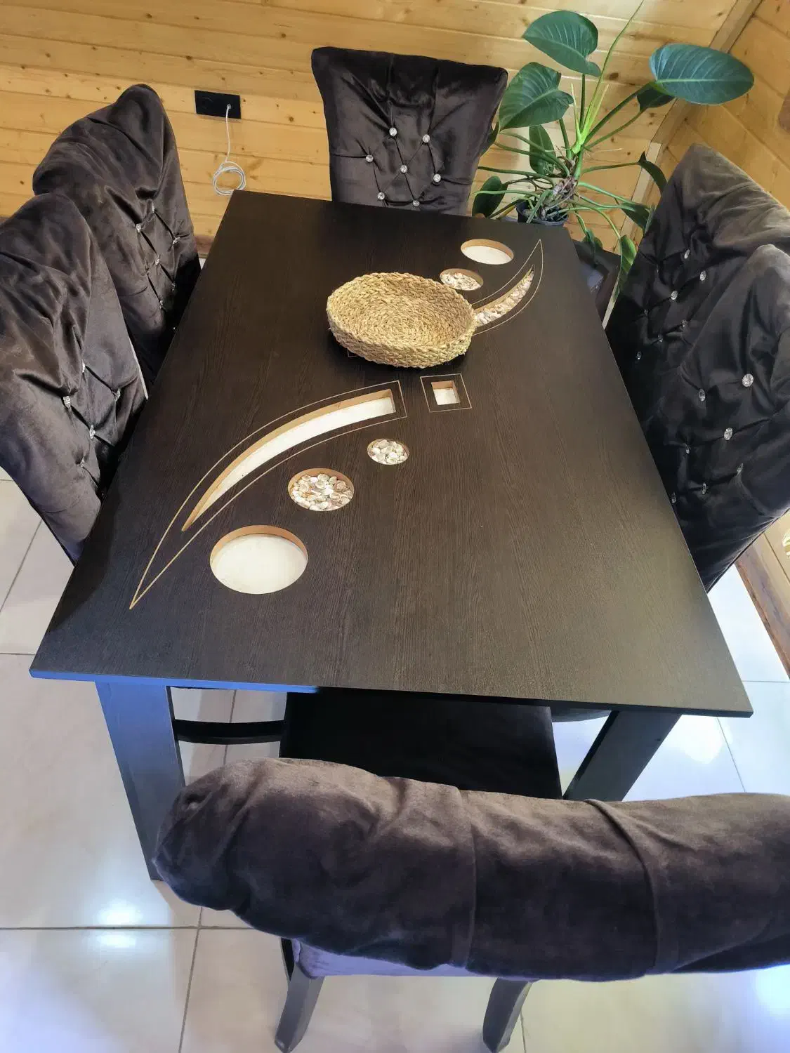 میز نهارخوری ۶نفره|میز و صندلی غذاخوری|بندر انزلی, پیل علی باغ|دیوار