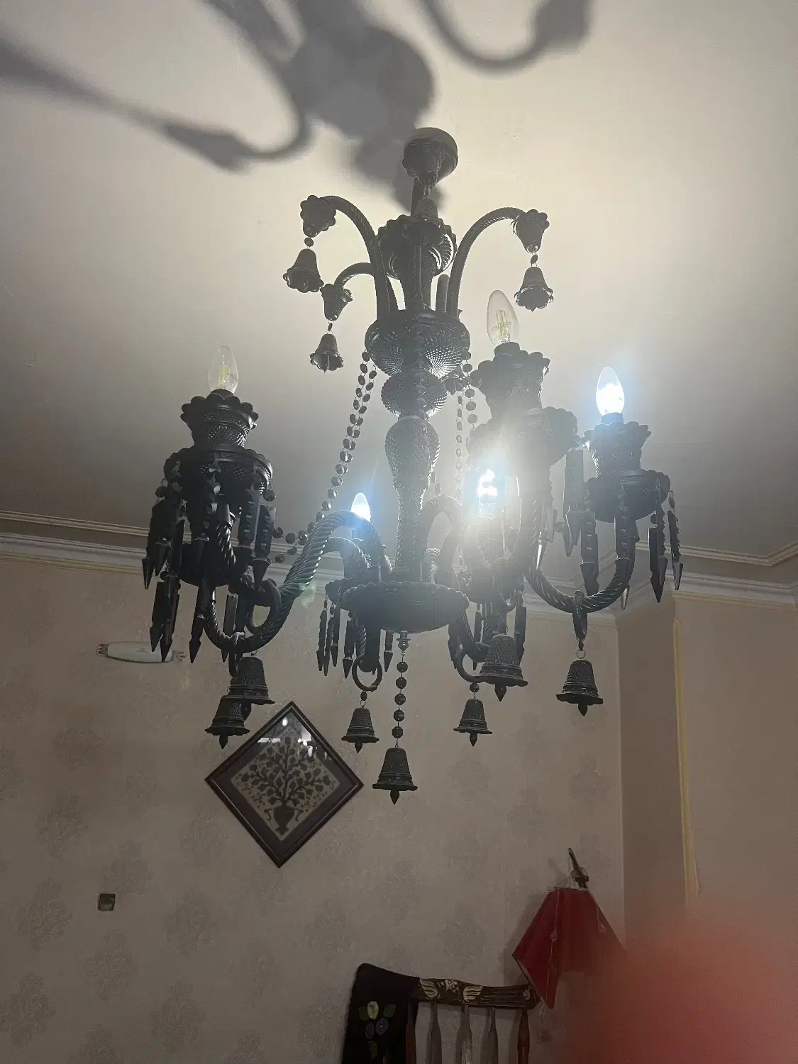 لوستر|لوستر و چراغ آویز|کرج, برغان|دیوار