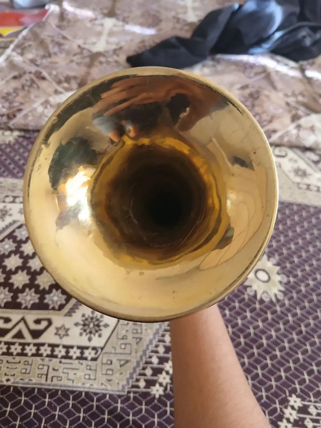 شیپور قدیمی یاماتا چینی اصل|سازهای بادی|نجفآباد, گلدشت|دیوار