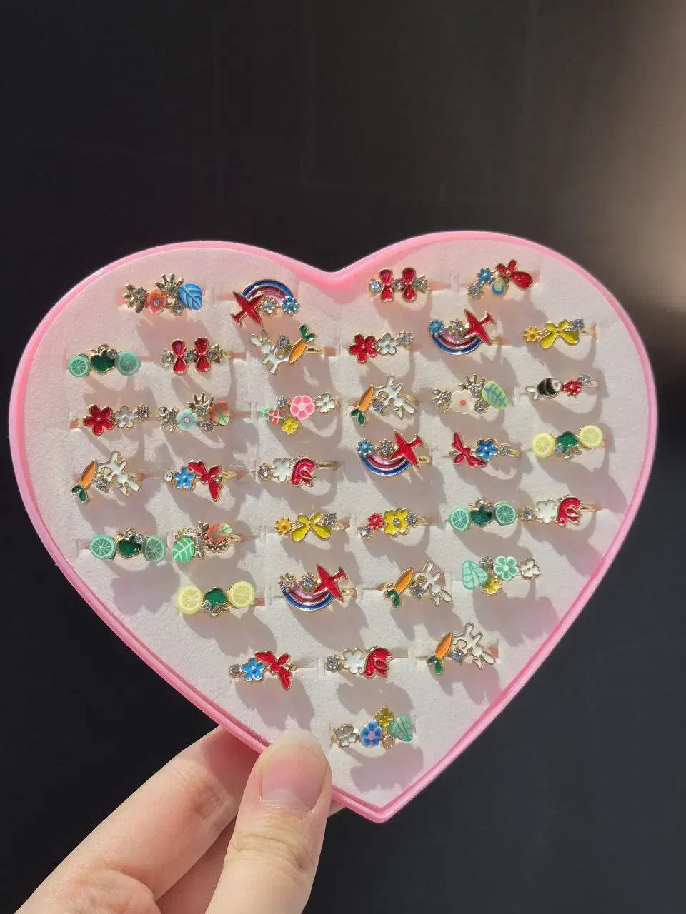 انگشتر بچگانه فانتزی فلزی|جواهرات|خرمآباد, |دیوار