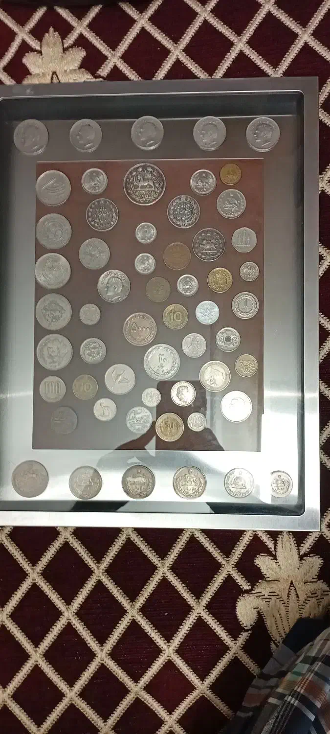 تابلو سکه کلکسیونی|کلکسیون سکه، تمبر، اسکناس|اندیشه, اندیشه فاز ۳|دیوار