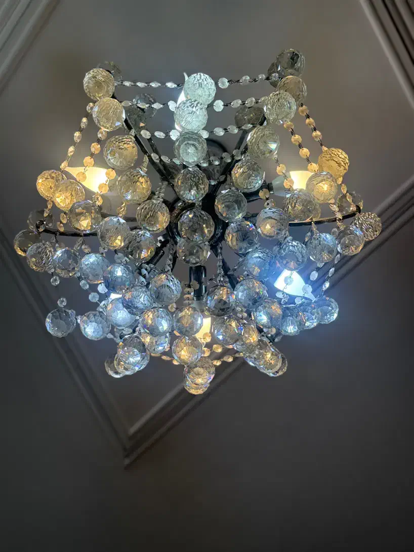 لوستر کریستالی|لوستر و چراغ آویز|تهران, صد دستگاه|دیوار