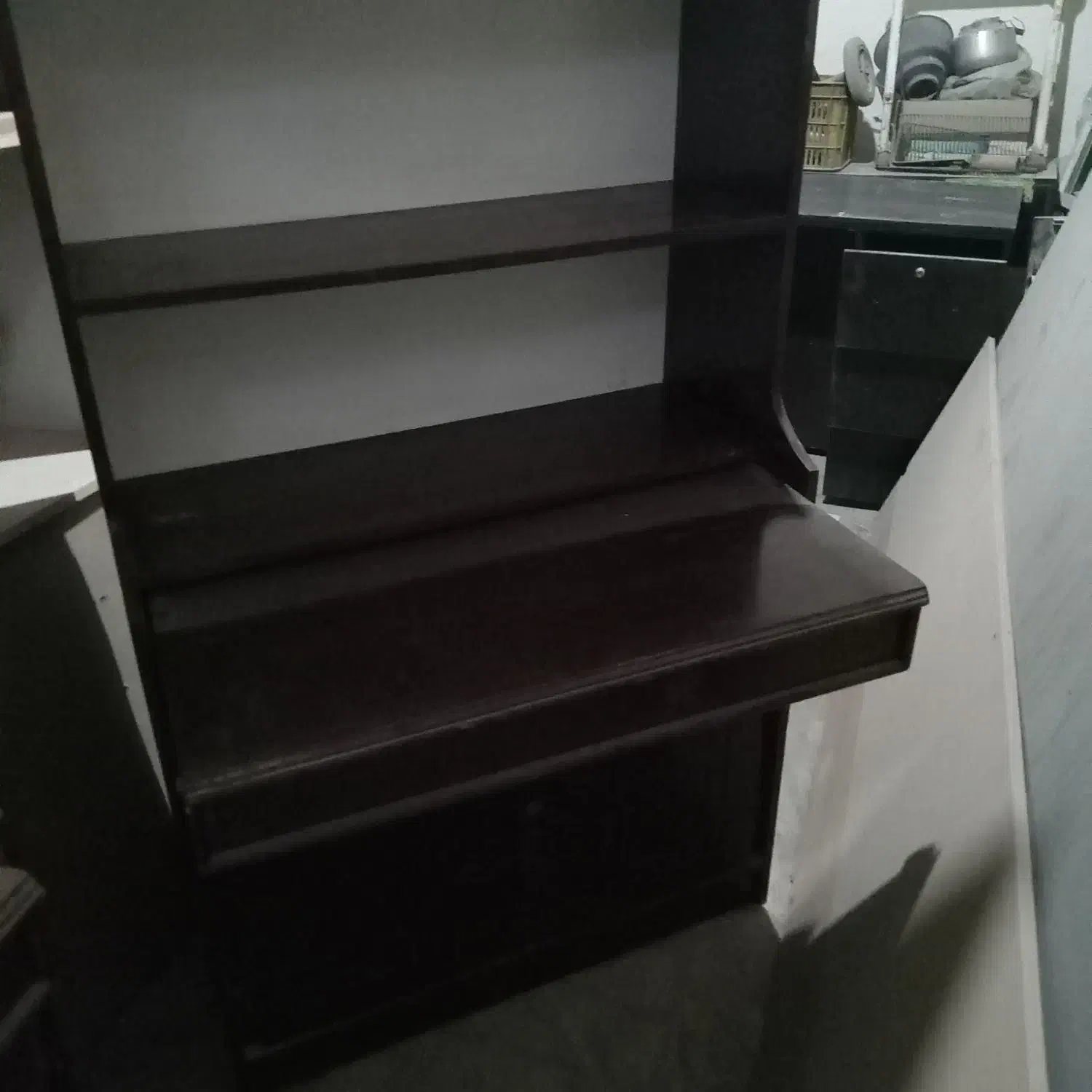 کمدکتابخانه|کتابخانه، شلف، قفسه‌های دیواری|خمینی‌شهر, |دیوار