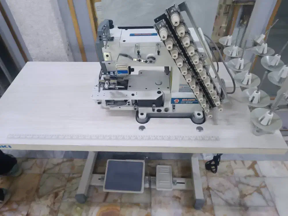 چرخ کمرکش دوازده سوزنه سردوز راسته دوز قیچی برش|چرخ خیاطی و ریسندگی|تهران, بازار|دیوار