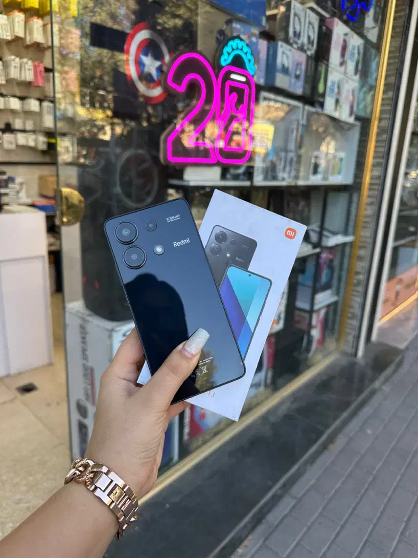 شیاومی note 13 حافظه256گیگ رم8 فروشگاه با مهلت تست|موبایل|تبریز, |دیوار