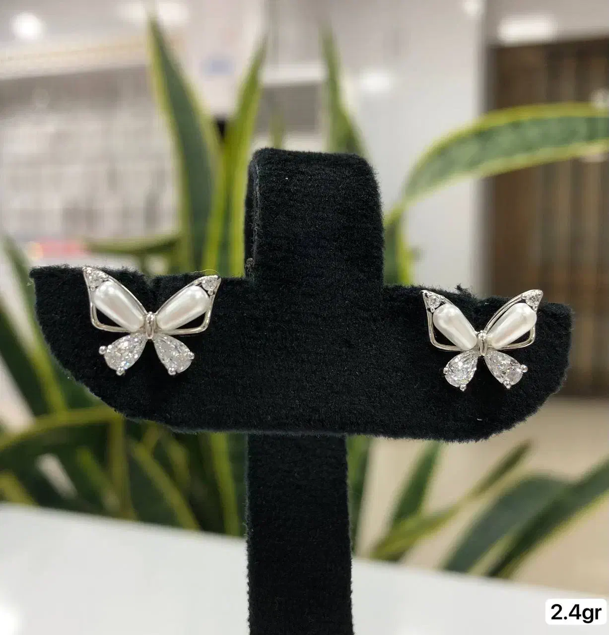 گوشواره نقره با صدف طبیعی بسیار خاص و مینیمال|بدلیجات|شهرضا, |دیوار