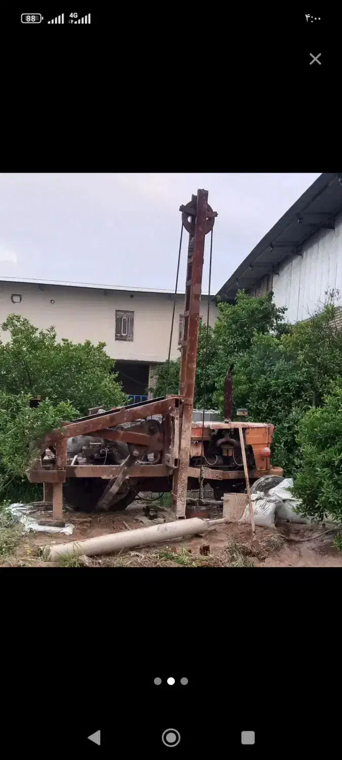 حفاری چاه آب و ساخت فروش دستگاه حفاری تراکتوری و|خدمات پیشه و مهارت|راور, |دیوار