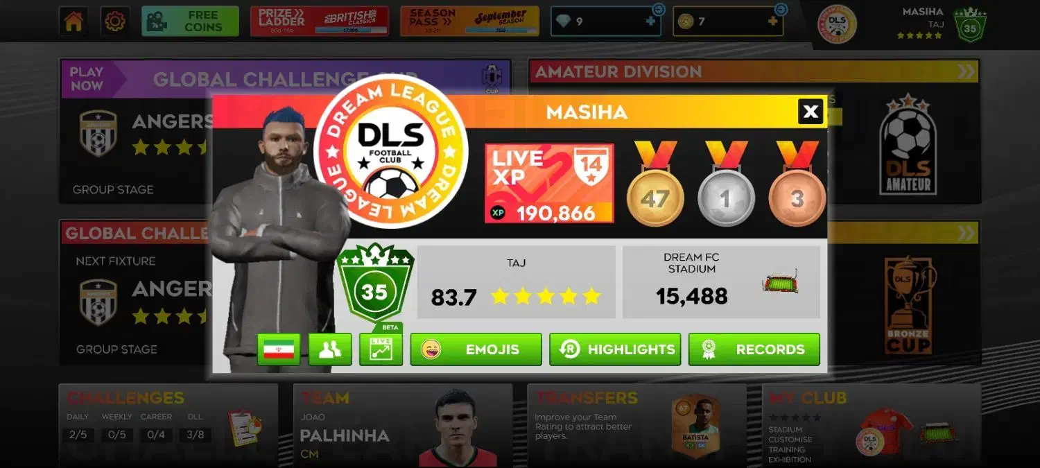 اکانت دریم لیگ|کنسول، بازی ویدئویی و آنلاین|سبزوار, مدرس|دیوار