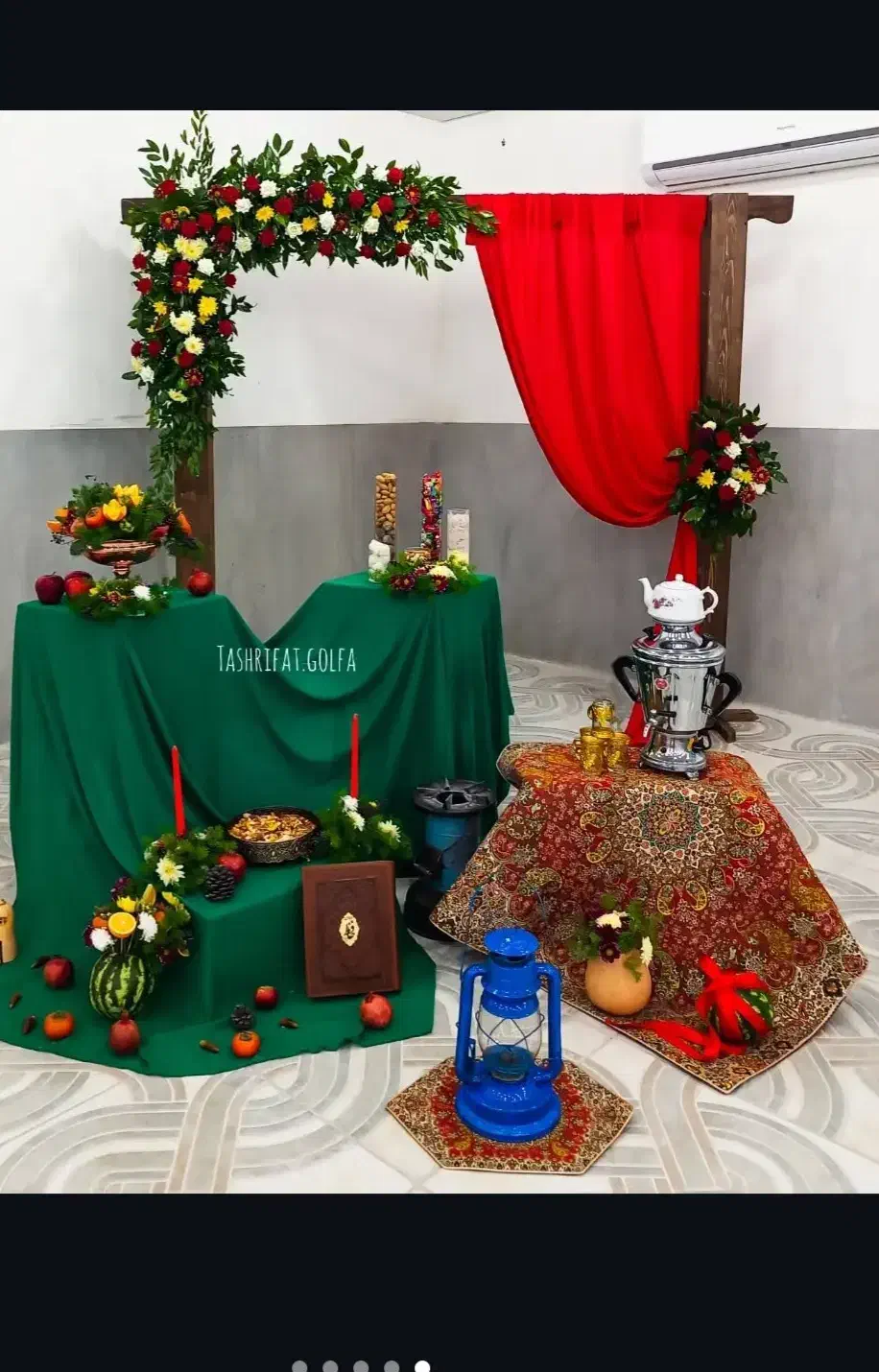 دیزاین شب چله|گل مصنوعی|مشهد, حجت|دیوار