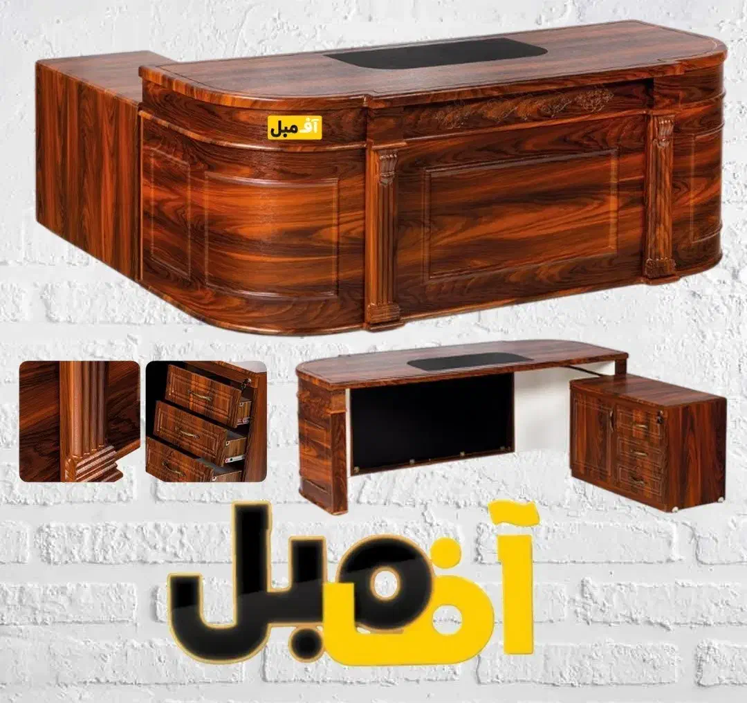 میز  ال تمام وکیوم 120/140/160/180/200|مبلمان اداری|کرمانشاه, |دیوار