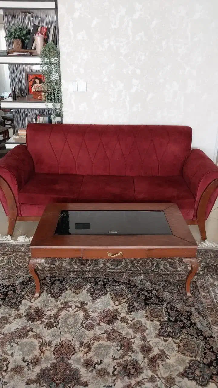 نیم ست مبل راحتی|مبلمان خانگی و میز عسلی|اراک, |دیوار