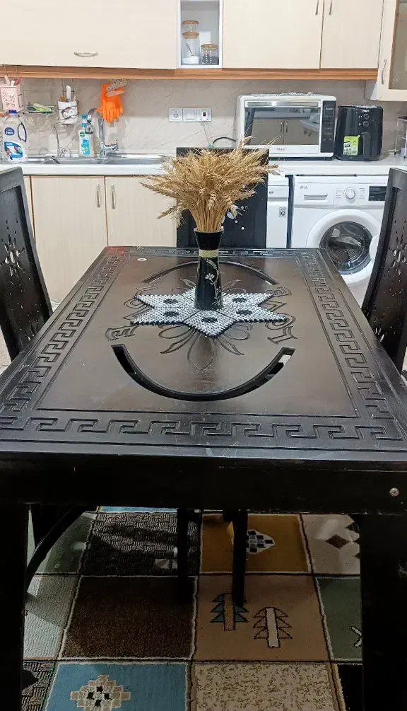 میز ناهارخوری ۶ نفره|میز و صندلی غذاخوری|بندر ماهشهر, |دیوار