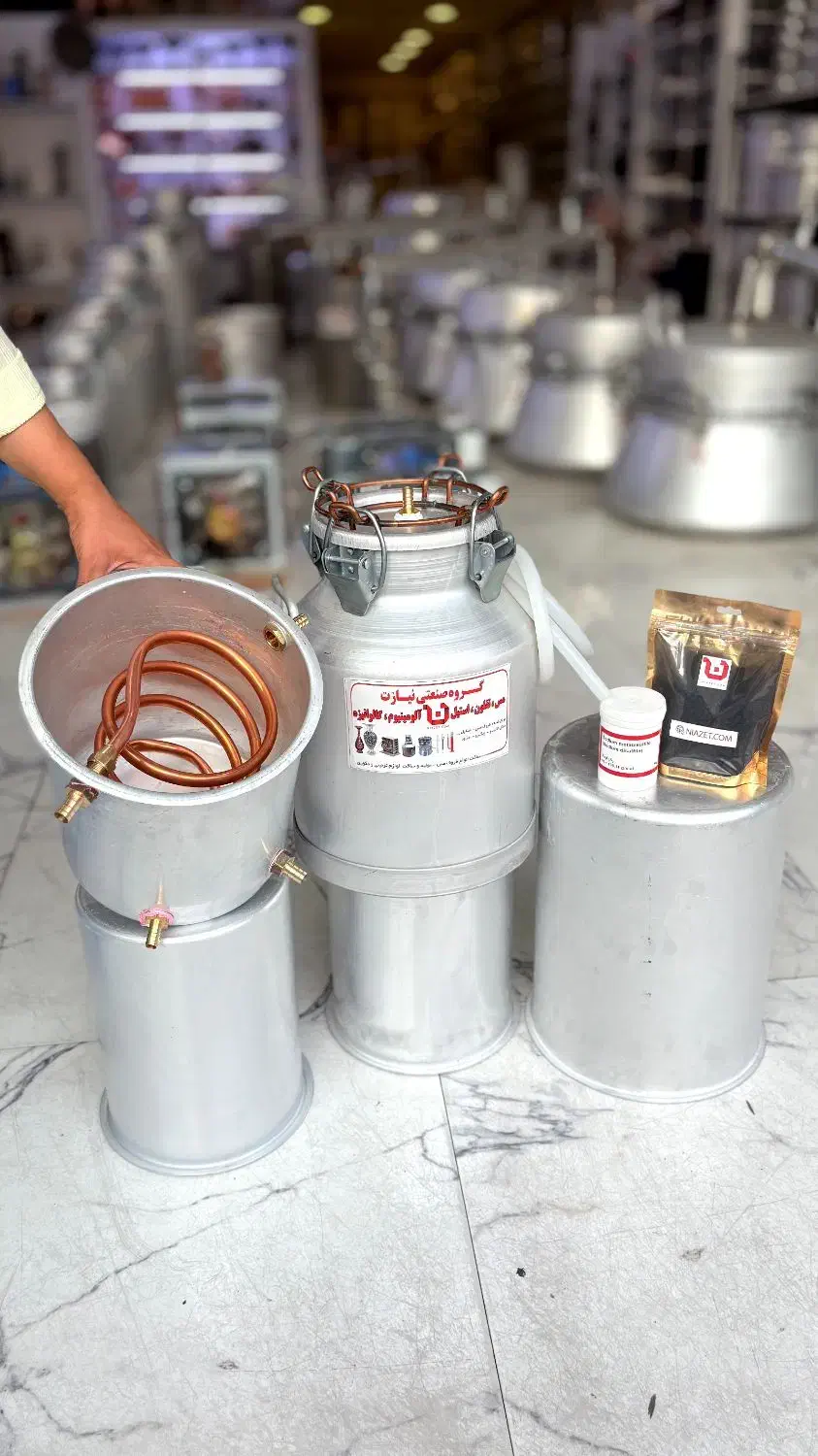 دیگ تقطیر عرق گیری گلابگیری|ظروف پختوپز|شیراز, اصلاحنژاد|دیوار