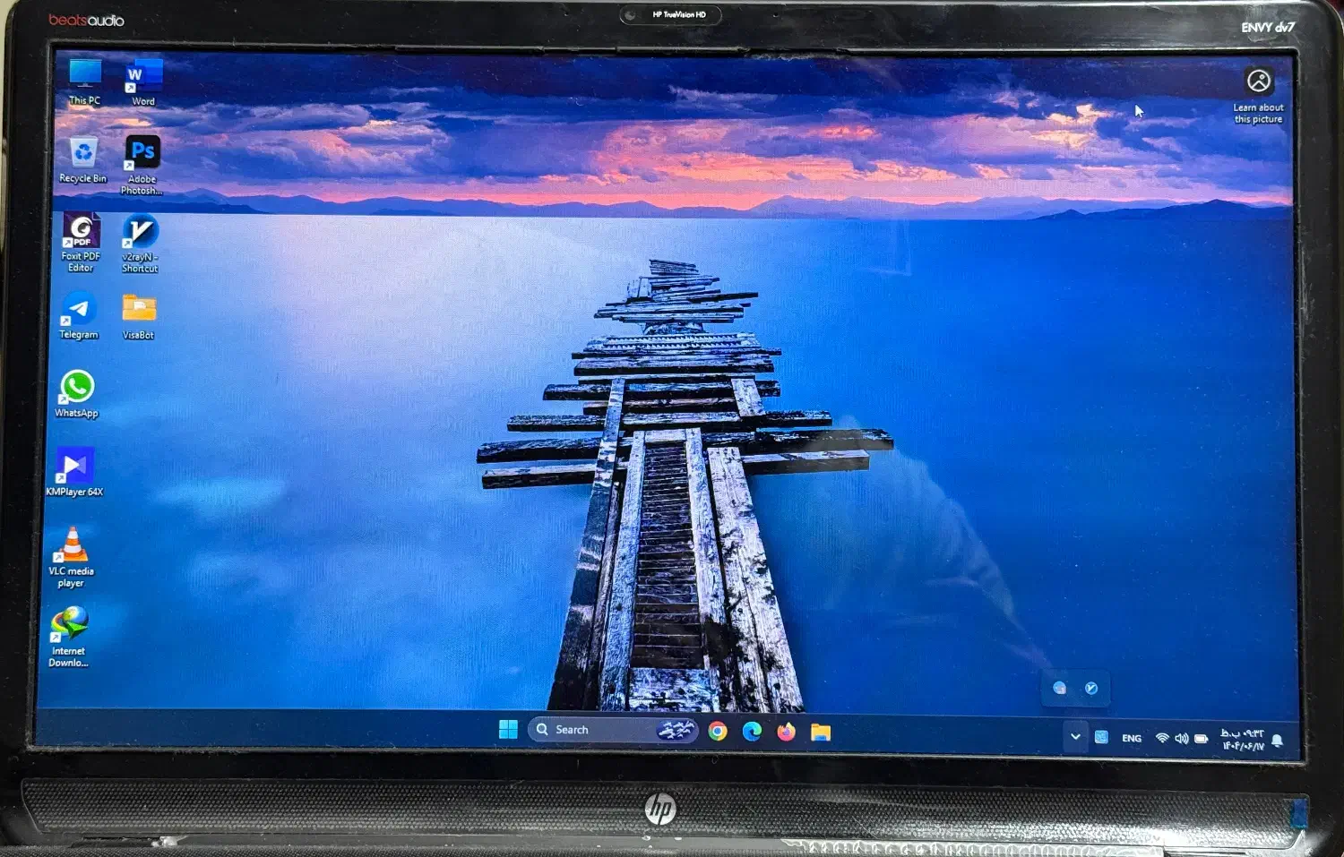 لپتاپ اچ پی ۱۷ اینچ Laptop HP ENVY dv7|رایانه همراه|اصفهان, باغ کاران|دیوار