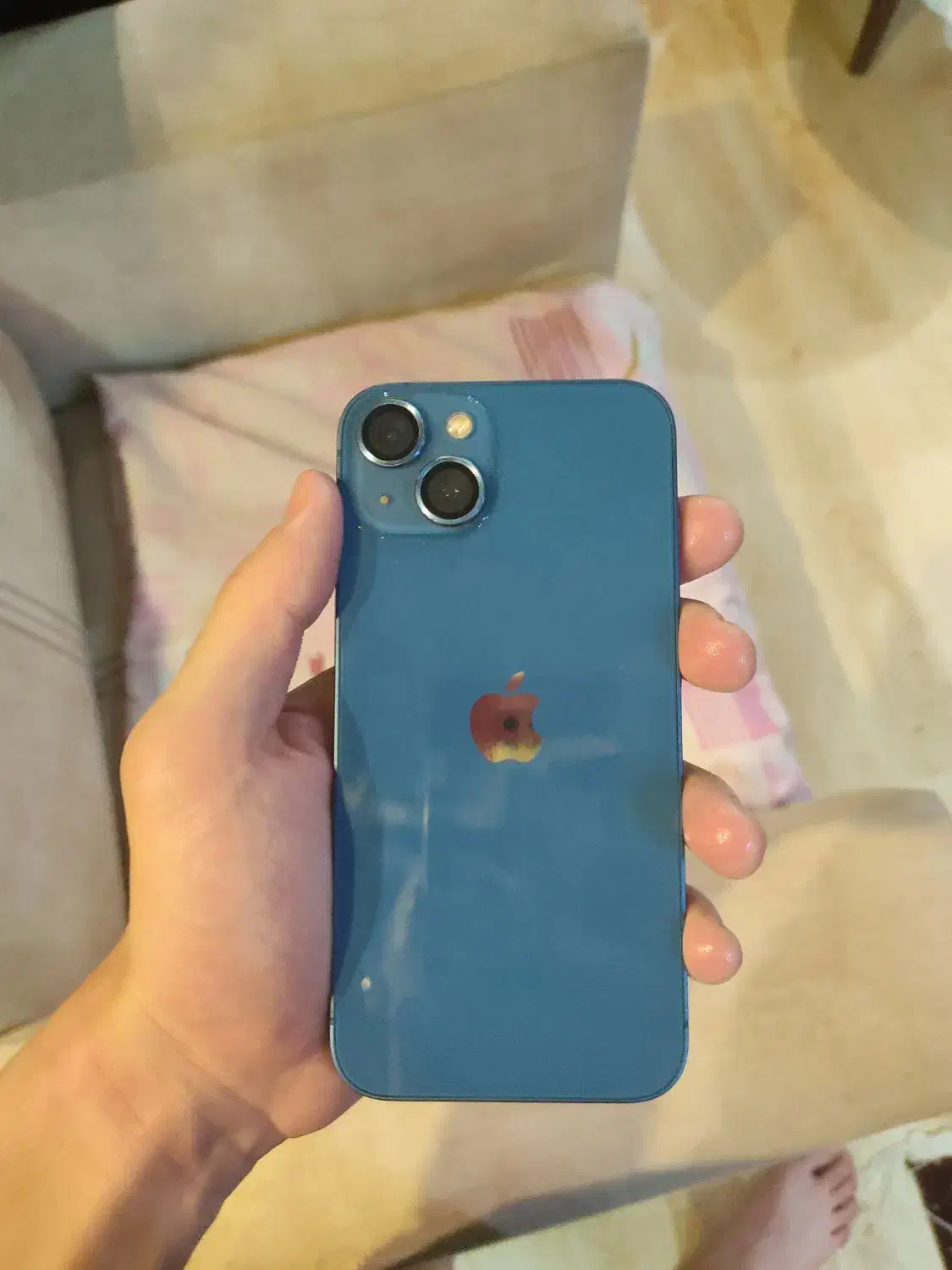 گوشی آیفون ۱۳ نرمال رنگ آبی ch ۱۲۸|موبایل|قم, حنیف نژاد|دیوار