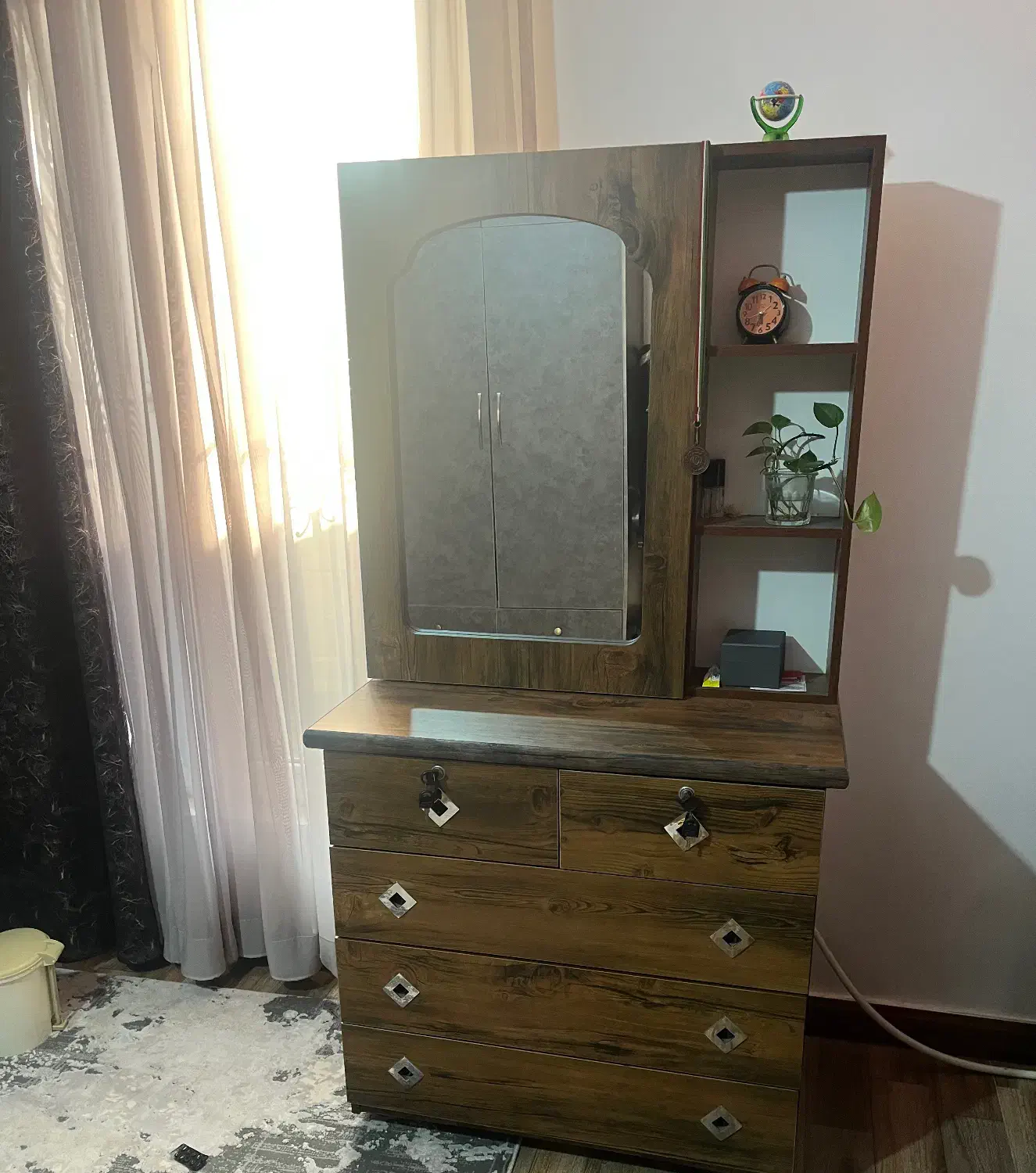 MDFمیزآرایش|جاکفشی، کمد، دراور|کوچصفهان, |دیوار