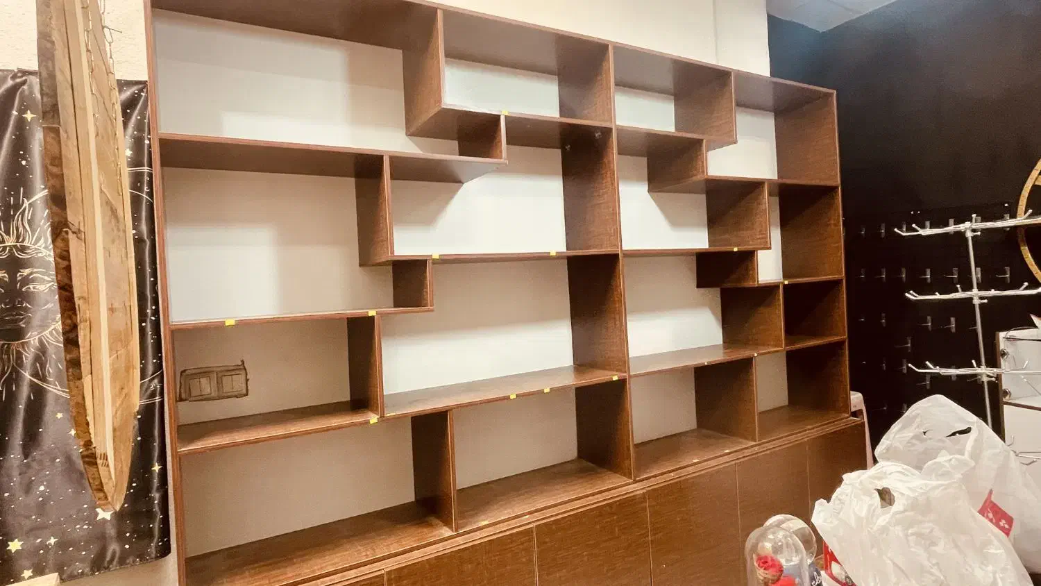 فروش فوری دکور و قفسه|کتابخانه، شلف، قفسههای دیواری|رفسنجان, |دیوار