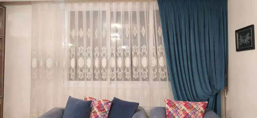 پرده حریر و مخمل|پرده، رانر، رومیزی|اصفهان, گلزار|دیوار