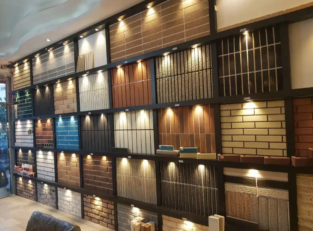 اجرای آجرنمانمای سنگ وسرامیک آجر ده سوراخ بندکشی|خدمات پیشه و مهارت|بابل, |دیوار