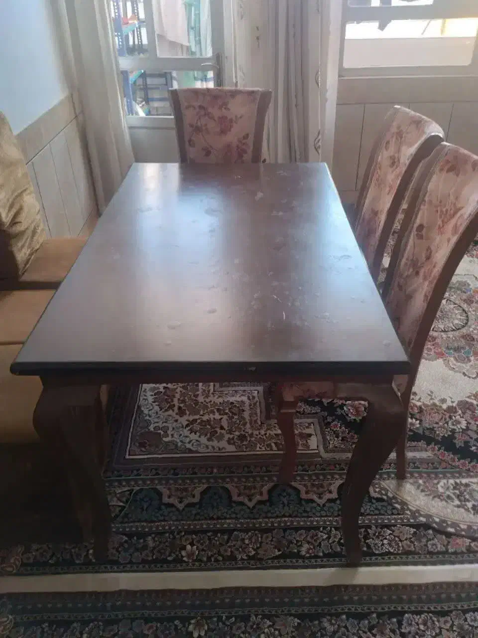 میز غذاخوری چوبی|میز و صندلی غذاخوری|شهرکرد, |دیوار