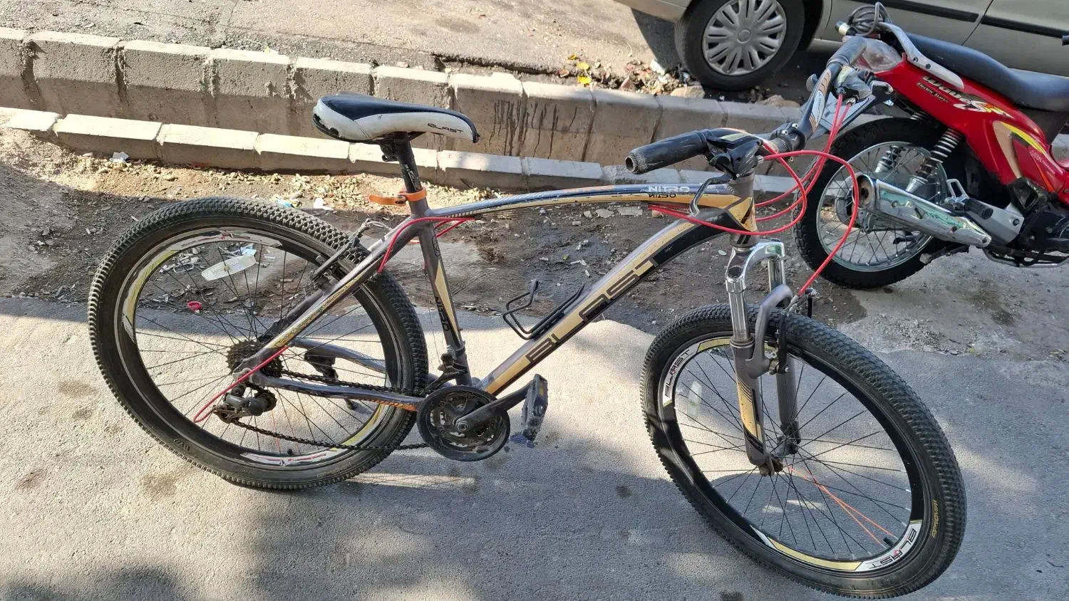 دوچرخه سایز ۲۶ blest لاستیک ابریشم|دوچرخه، اسکیت، اسکوتر|تبریز, |دیوار