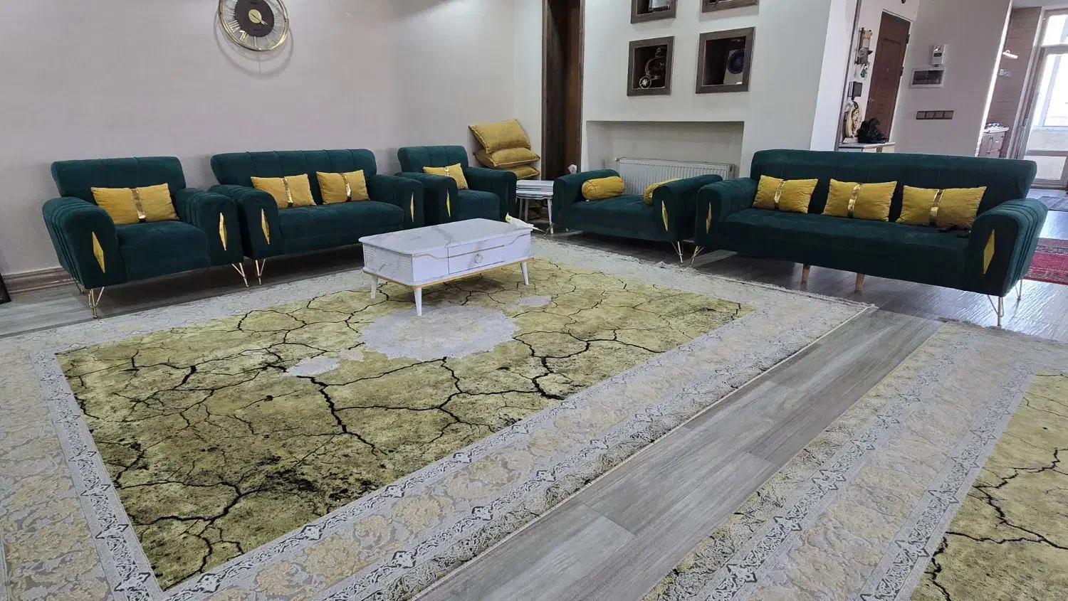 مبل راحتی 9نفره|مبلمان خانگی و میز عسلی|قدس, شهرک فرزان|دیوار