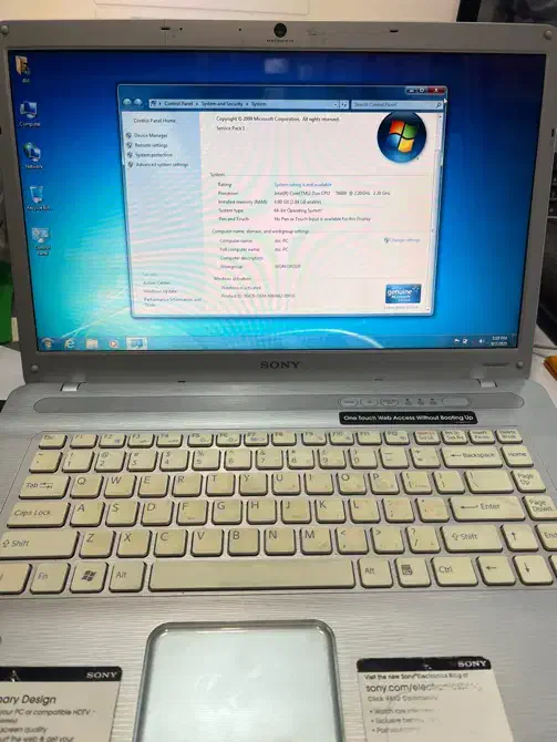 لپ تاپ سونی ژاپن باطری صفر بدون تعمیر در حد|رایانه همراه|تبریز, |دیوار