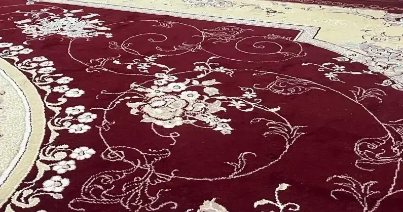 فرش ۱۲ متری زمینه لاکی|فرش|تیران, |دیوار