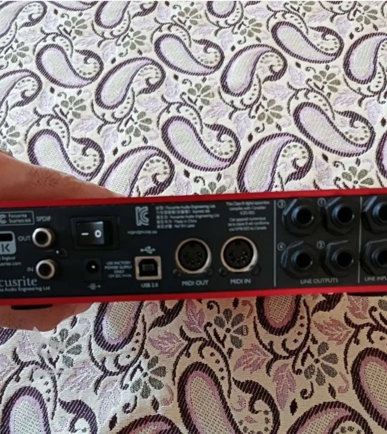 کارت صدا Focusrite 6i6 G1|آلات موسیقی|تهران, جوانمردان (اندیشه)|دیوار