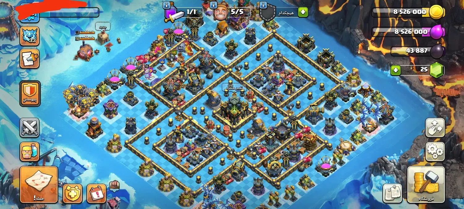 اکانت کلش تان 17 مکس|کنسول، بازی ویدئویی و آنلاین|خاوران, |دیوار