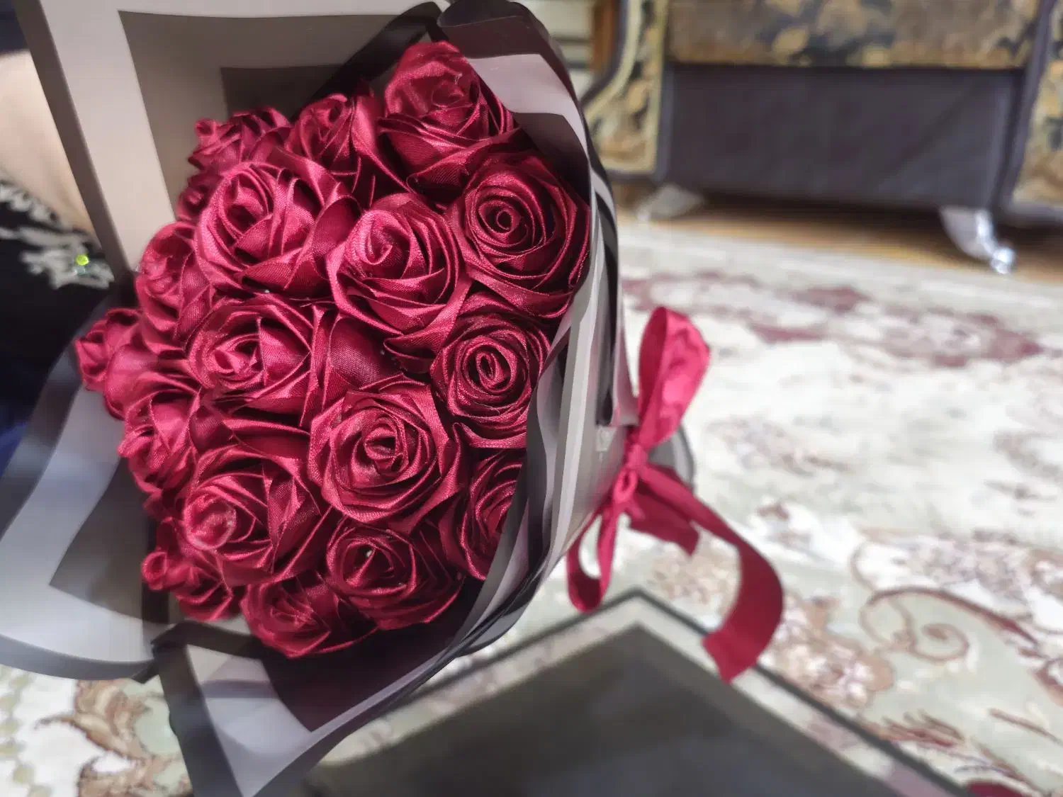 دسته گل روبانی|گل مصنوعی|رشت, پیرکلاچای|دیوار