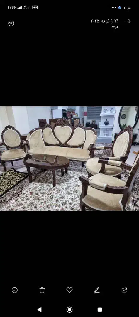 مبلمان|مبلمان خانگی و میز عسلی|محمدشهر, ولدآباد|دیوار