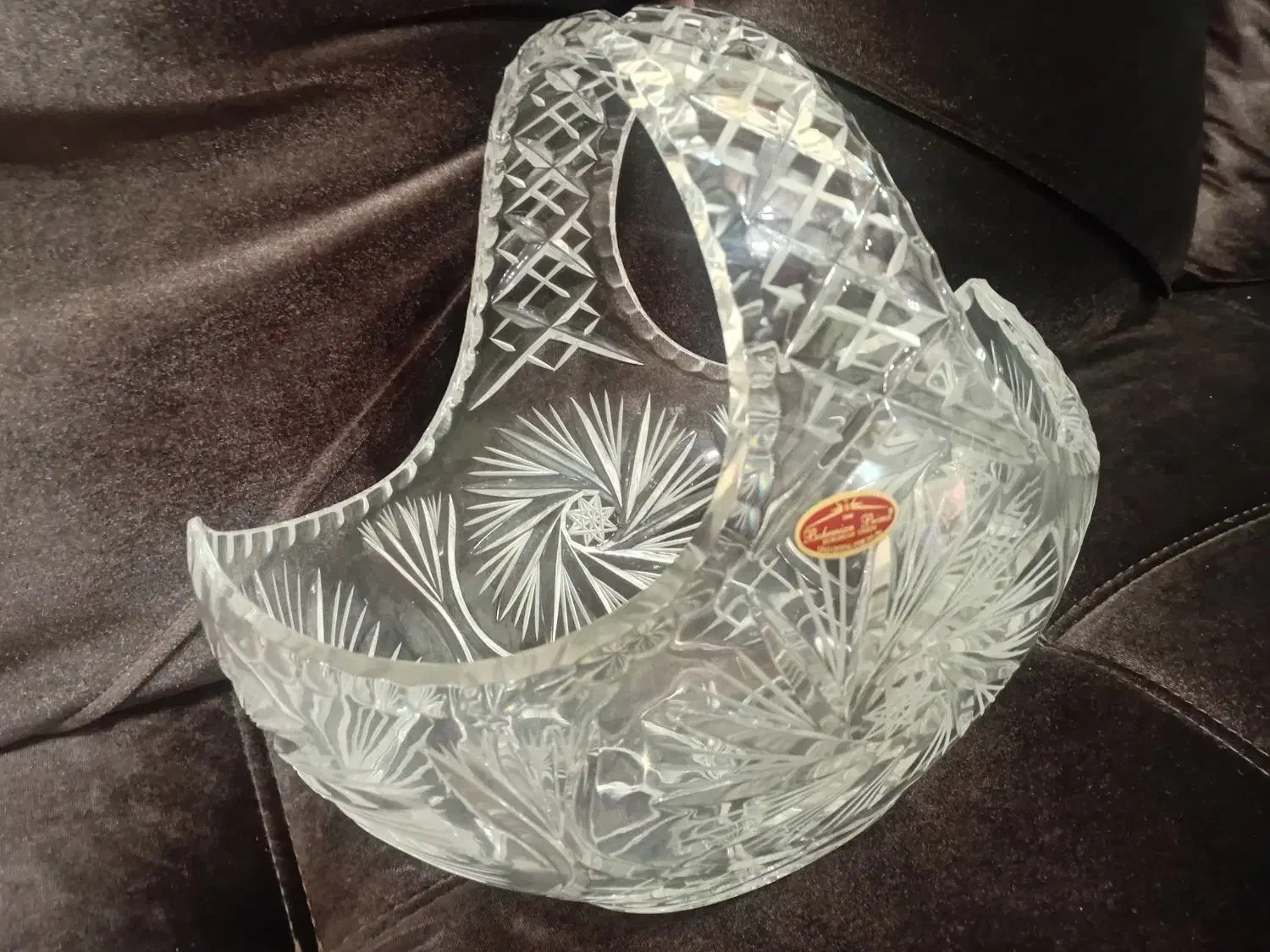 کریستال ساخت کشور چک مدل سبد|ظروف سرو و پذیرایی|بندر انزلی, سید آسیه|دیوار